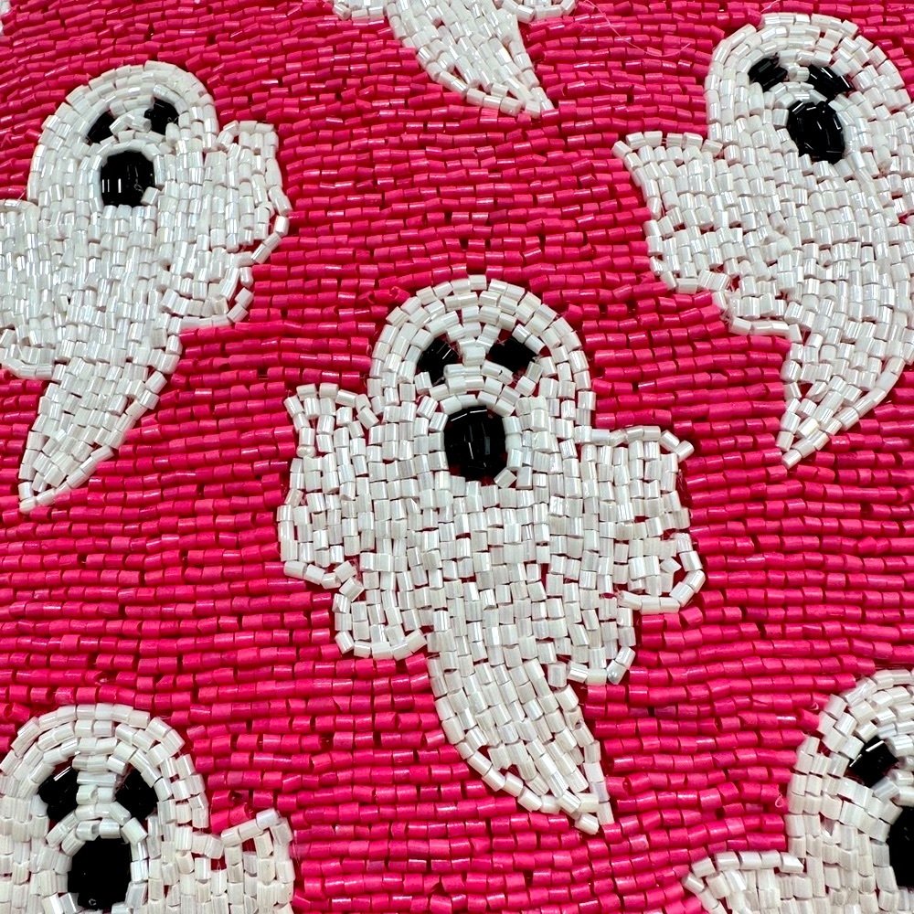 🩷TWO NEW BEADED GHOST PILLOWS🩷 - Picture 4 of 6